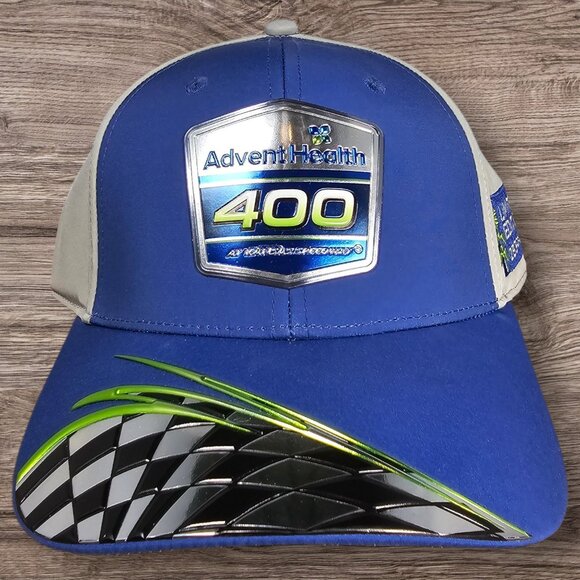 Nascar Other - Nascar Advent Health 400 Limited Edition Navy Velcro Back Hat - 283 of 400
